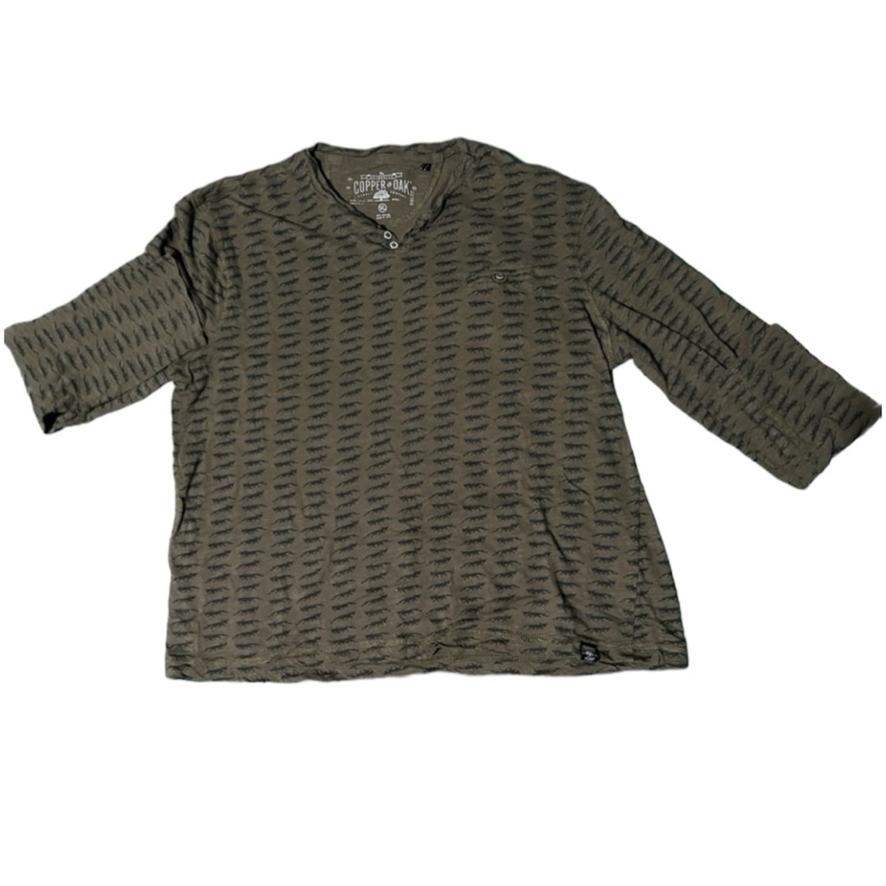 🍁 Beautiful long sleeve Forrest Green Copper & Oak Xl  🍁